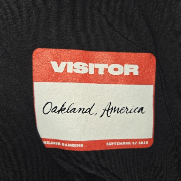 Bella Canvas Men's S Childish Gambino Black T-Shirt - Picture 2 of 12